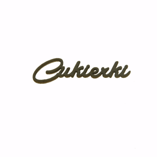 ND279 Napis " Cukierki "