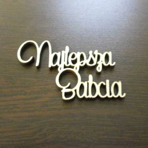 ND270 Napis Najlepsza babcia
