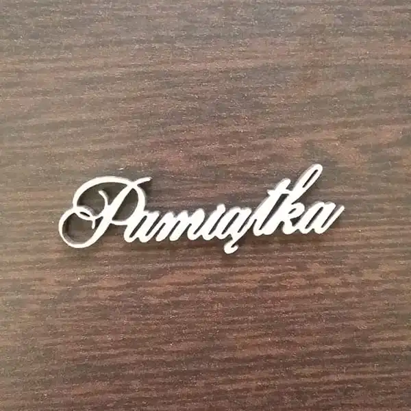 ND260 Napis kursywą Pamiątka